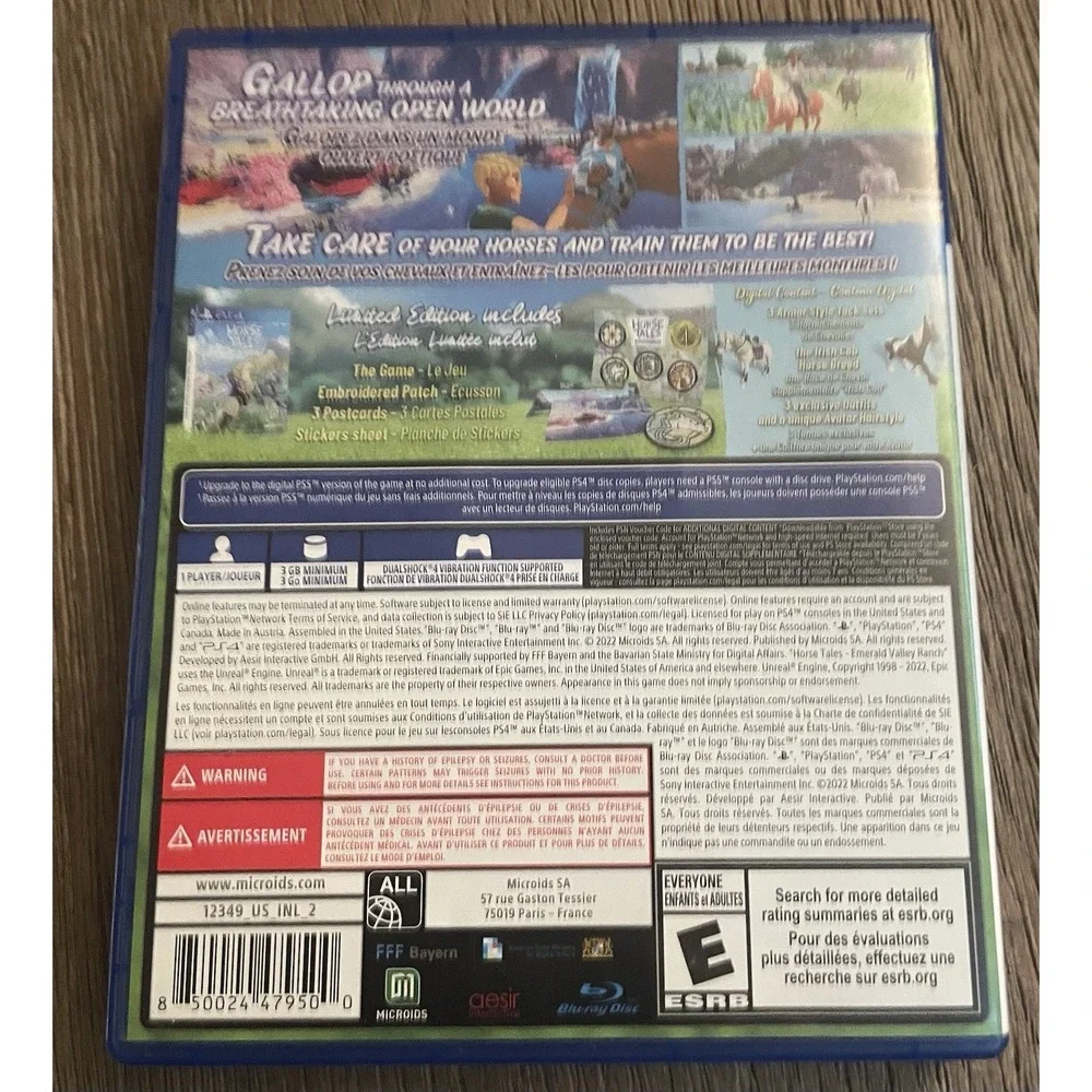 Horse Tales: Emerald Valley Ranch - Day 1 Edition - PlayStation 4